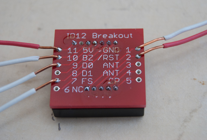 ID-12, breakout, and hookup wires