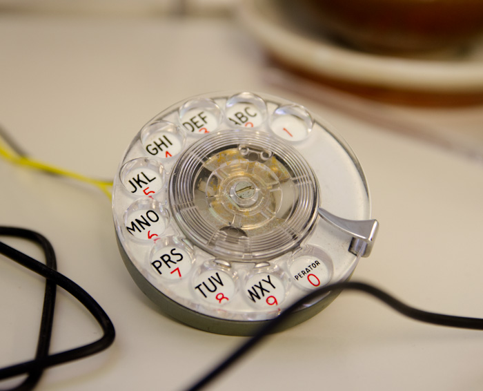 rotary dial with wires