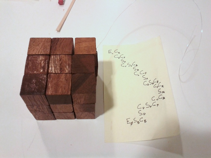 folded cube with instructions