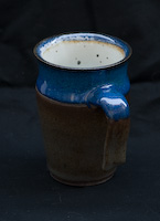 Cup with Blue and Handle