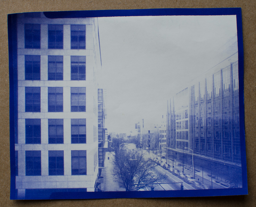 Main Street, Kendall Square (Diazo paper, 4x5 exposure)