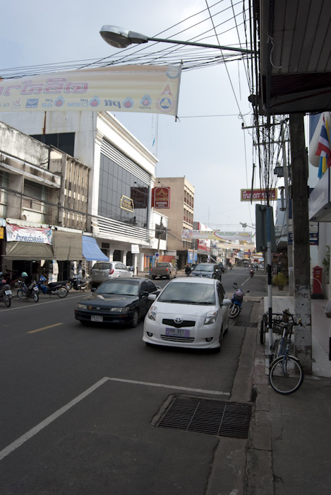 a street in Si Sa Ket