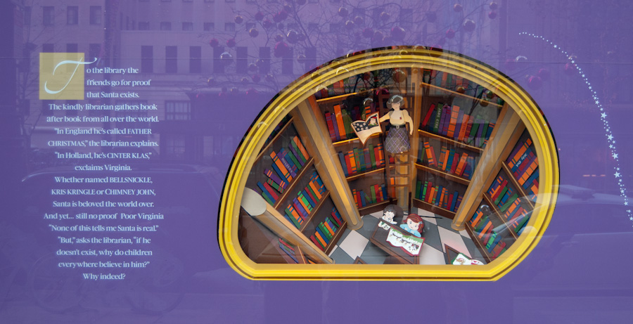 Macy's holiday window display