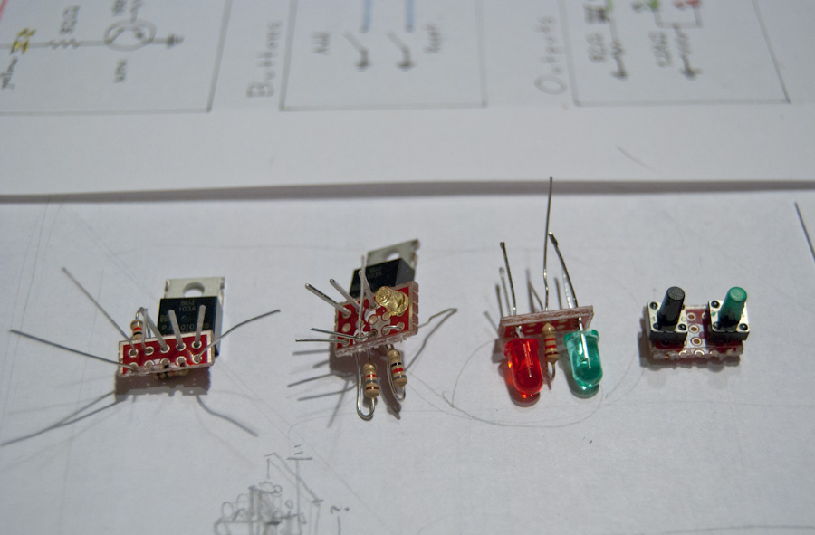 RFID meter sub-boards during assembly