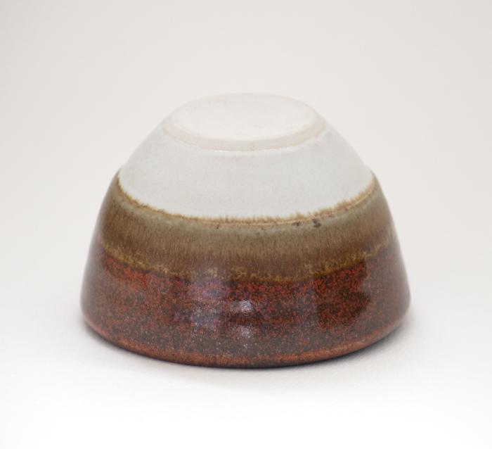 Small Red and White Bowl